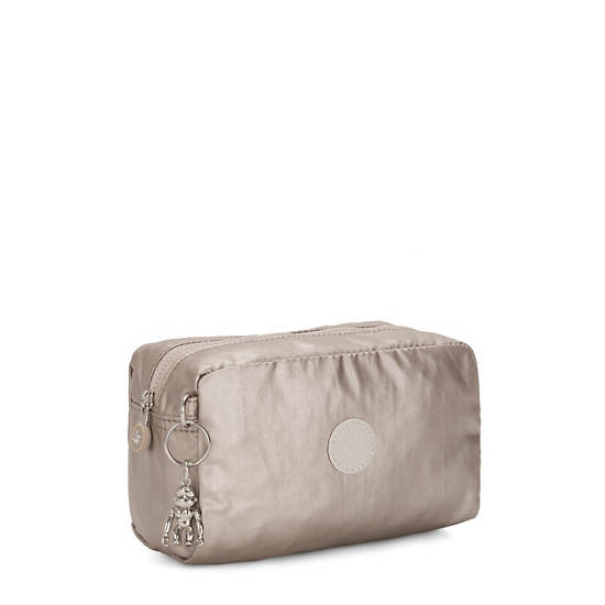 Sacs Kipling Gleam Metallic Pouch Beige | FR 1083UZ